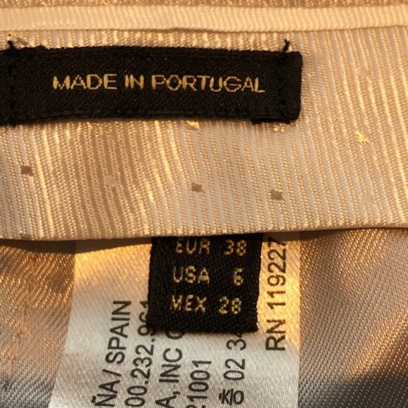 Massimo Dutti Plaid 100% Wool Pants - Size 6 - Picture 5 of 7